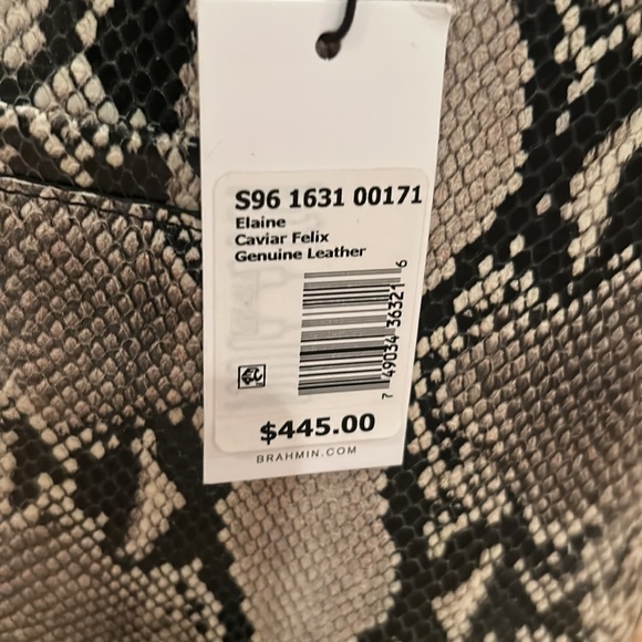 NWT Brahmin Elaine Caviar Felix Handbag🔥🔥 - Picture 12 of 12